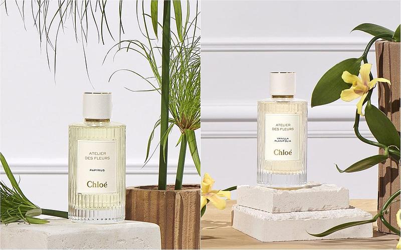 Chloé「仙境花園系列」每款皆由新鮮花材調製而成的獨特香氛，邀你一起